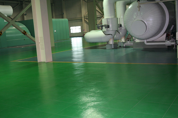 森納電廠橡膠地板-北京太陽宮發電廠案例展示